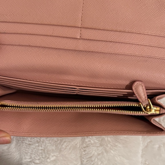 Prada Rose Wallet with Bow Accent - Picture 5 of 11